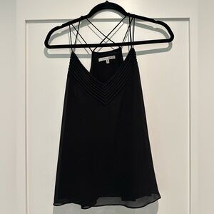 Strappy Black Tank Top